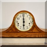 D10b. Howard Miller “Sutherland” mantel clock. Model 630-118.